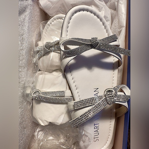 Stuart Weitzman Shoes - Stuart Weitzman Silver Sandals